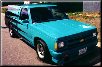 Seafoam Green Chevy S10...